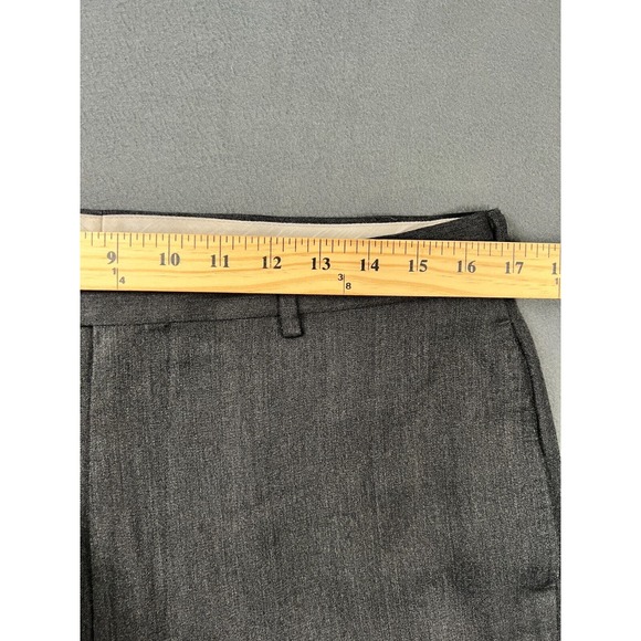Brooks Brothers Pants Men 34x32 Black 100% Wool Madison‎ Dress Trousers - Picture 4 of 13